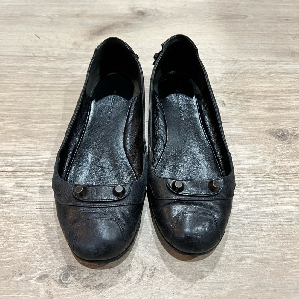 Balenciaga flat 36.5 black
